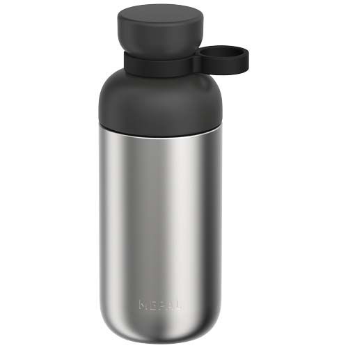 black Botella de agua Mepal Vita de 500 ml, de acero inoxidable reciclado