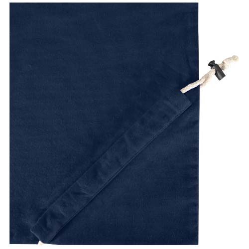 Bolsa de tela de algodón reciclada GRS «Madras Blend», 140 g/m², plegable, 7 l