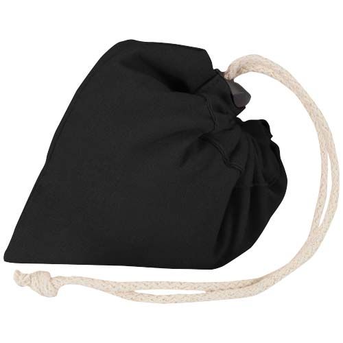 Bolsa de tela de algodón reciclada GRS «Madras Blend», 140 g/m², plegable, 7 l