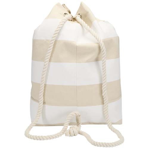 white Bolsa de lona marinera Florida de 270 g/m² con certificación GRS, 15 l