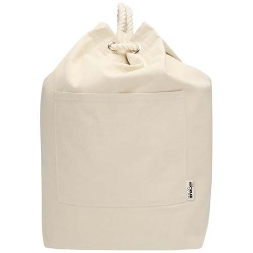 natural Bolsa de lona marinera Florida de 270 g/m² con certificación GRS, 15 l