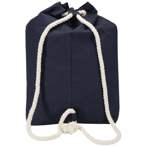 azul marino Bolsa de lona marinera Florida de 270 g/m² con certificación GRS, 15 l