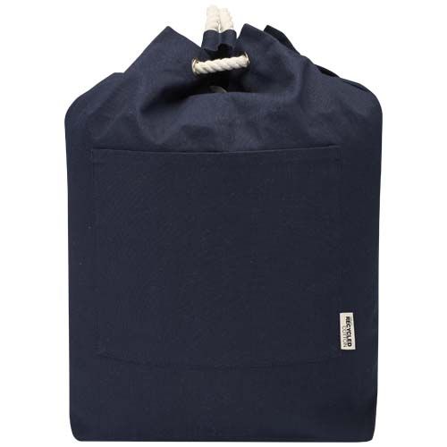 azul marino Bolsa de lona marinera Florida de 270 g/m² con certificación GRS, 15 l
