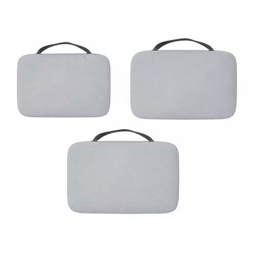 gray Cubos de viaje reciclados Jet GRS - juego de 3