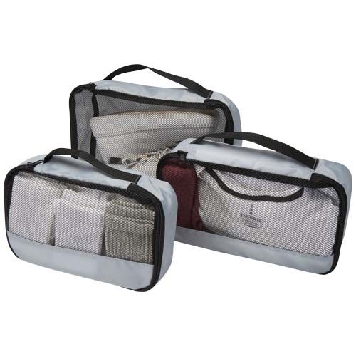 gray Cubos de viaje reciclados Jet GRS - juego de 3