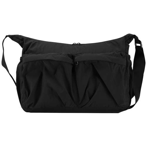 black Bolso bandolera para portátil Calli de 33 cm de GRS, de nailon reciclado