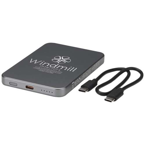bronce Batería externa magnética Avis de 5000 mAh fabricada con aluminio reciclado RCS