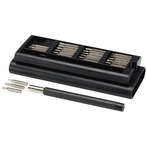 black Juego de herramientas de precisión de plástico reciclado SMART