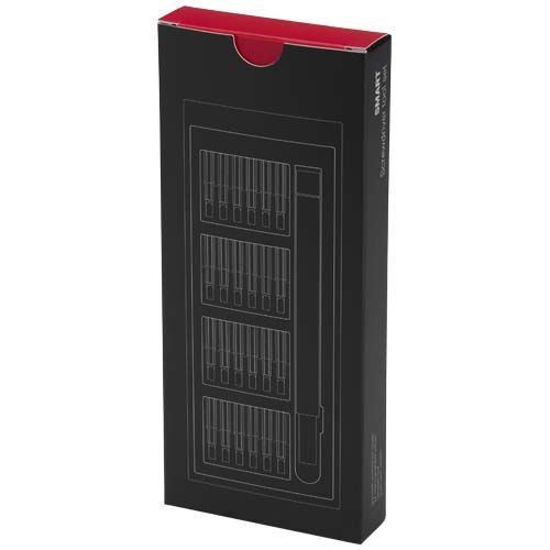 black Juego de herramientas de precisión de plástico reciclado SMART