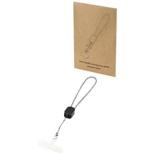 LANYARD DE MUÑECA RECICLADO ARICH RCS CON CABLE DE CARGA TIPO C DE 20 W INTEGRADO
