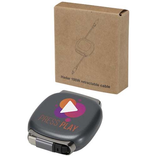 bronce Cable retráctil Alphard de 100 W para CarPlay, de plástico reciclado, con carga PD
