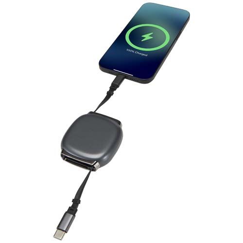 bronce Cable retráctil Alphard de 100 W para CarPlay, de plástico reciclado, con carga PD