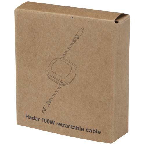 bronce Cable retráctil Alphard de 100 W para CarPlay, de plástico reciclado, con carga PD