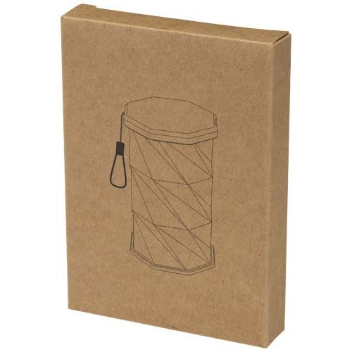 black Lámpara de mesa plegable de plástico reciclado Celestia