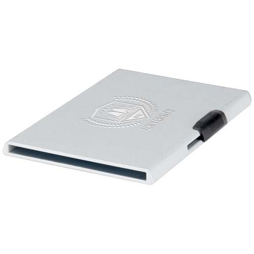 plateado Portatarjetas magnéticas RFID SMART RCS