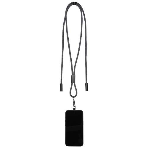 black Cable de carga SMART de 65 W de RPET con cordón