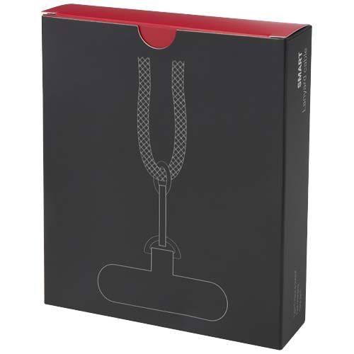 black Cable de carga SMART de 65 W de RPET con cordón