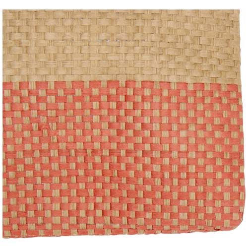 rojo de ladrillo Bolsa con cremallera de papel de paja Rhythm, 3 litros