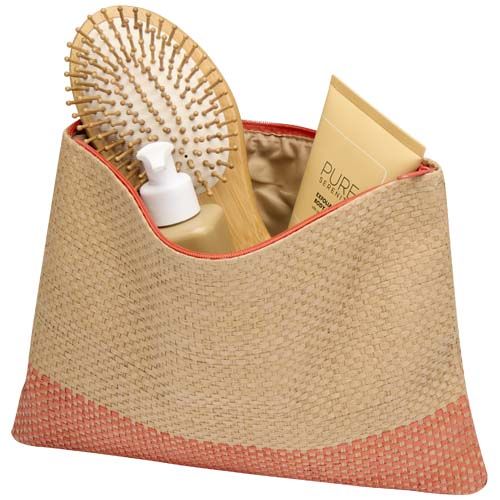 rojo de ladrillo Bolsa con cremallera de papel de paja Rhythm, 3 litros