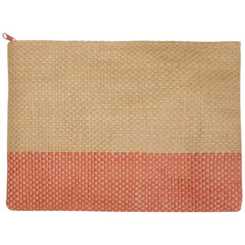 rojo de ladrillo Bolsa con cremallera de papel de paja Rhythm, 3 litros