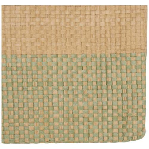 verde chiné Bolsa con cremallera de papel de paja Rhythm, 3 litros