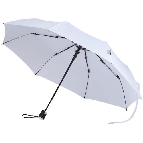 PARAGUAS AGNES DE 53 CM, PLEGABLE Y CON APERTURA AUTOMÁTICA, FABRICADO EN RPET