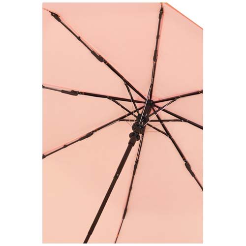 orange Paraguas Agnes de 53 cm, plegable y con apertura automática, fabricado en RPET