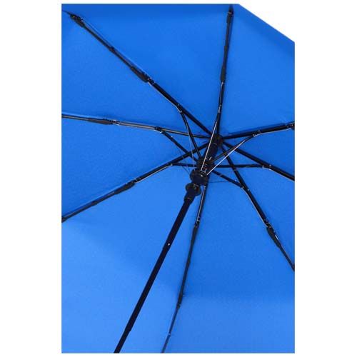 azulón Paraguas Agnes de 53 cm, plegable y con apertura automática, fabricado en RPET