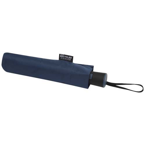 azul marino Paraguas Agnes de 53 cm, plegable y con apertura automática, fabricado en RPET