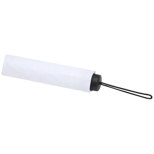 white Paraguas manual plegable Aaron de 23 pulgadas