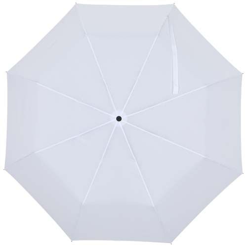 white Paraguas manual plegable Aaron de 23 pulgadas
