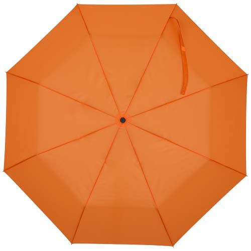 orange Paraguas manual plegable Aaron de 23 pulgadas