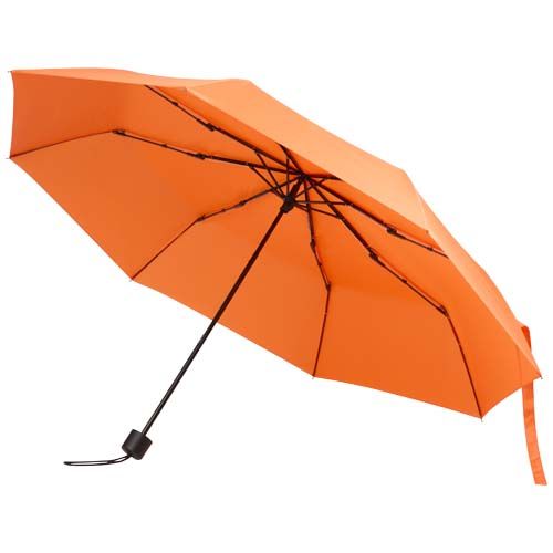 orange Paraguas manual plegable Aaron de 23 pulgadas