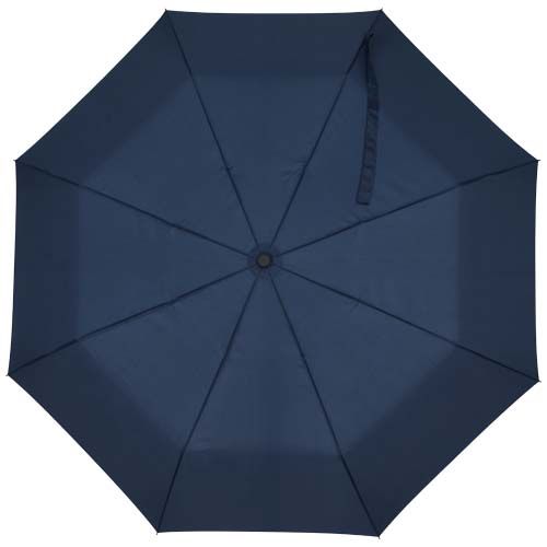 azul marino Paraguas manual plegable Aaron de 23 pulgadas