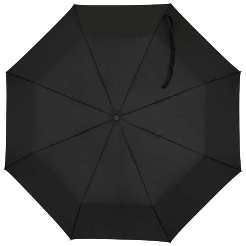 black Paraguas manual plegable Aaron de 23 pulgadas