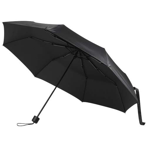 black Paraguas manual plegable Aaron de 23 pulgadas