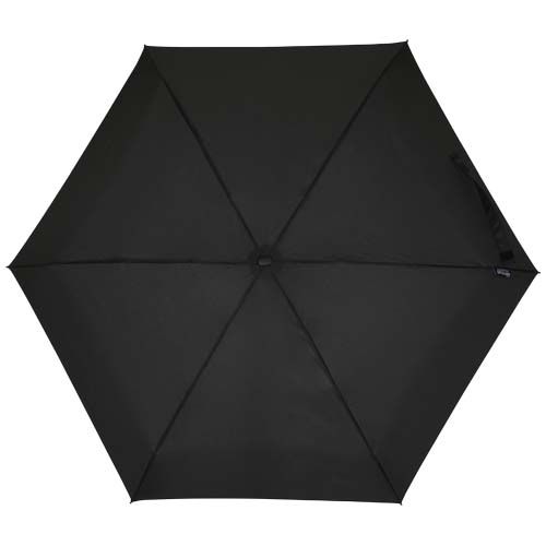 Paraguas plegable y compacto Jill de 19 pulgadas, con 5 secciones y fabricado en RPET