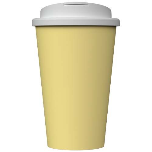 amarillo plátano claro Vaso térmico Americano® Infiniti de 350 ml con tapa a prueba de derrames