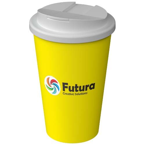 yellow Vaso térmico Americano® Infiniti de 350 ml con tapa a prueba de derrames