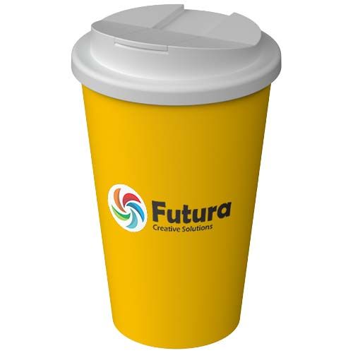 mostaza Vaso térmico Americano® Infiniti de 350 ml con tapa a prueba de derrames