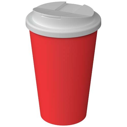 naranja oscuro Vaso térmico Americano® Infiniti de 350 ml con tapa a prueba de derrames