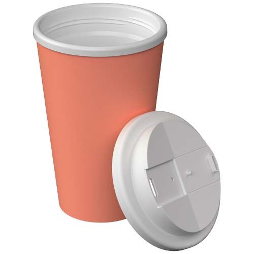 coral Vaso térmico Americano® Infiniti de 350 ml con tapa a prueba de derrames