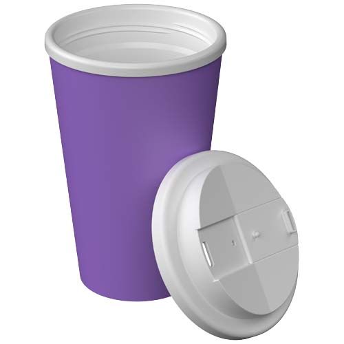 lavanda Vaso térmico Americano® Infiniti de 350 ml con tapa a prueba de derrames