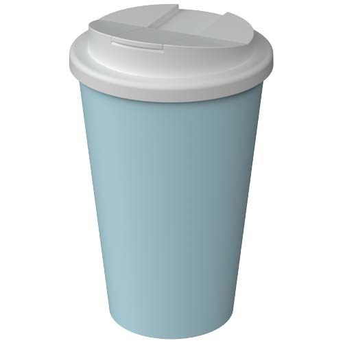 azul océano pastel Vaso térmico Americano® Infiniti de 350 ml con tapa a prueba de derrames