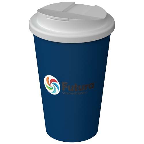 azul mar Vaso térmico Americano® Infiniti de 350 ml con tapa a prueba de derrames