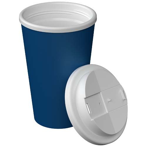 azul mar Vaso térmico Americano® Infiniti de 350 ml con tapa a prueba de derrames