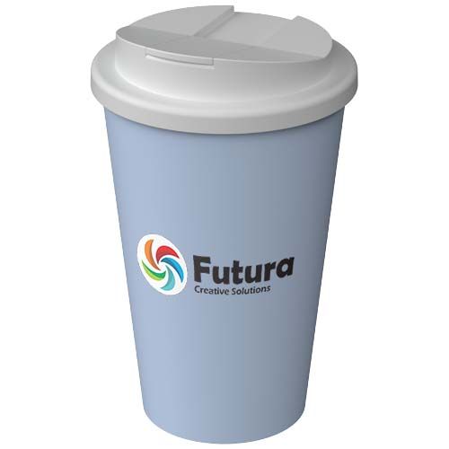 azul celeste Vaso térmico Americano® Infiniti de 350 ml con tapa a prueba de derrames
