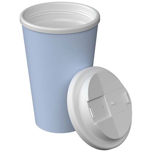azul celeste Vaso térmico Americano® Infiniti de 350 ml con tapa a prueba de derrames