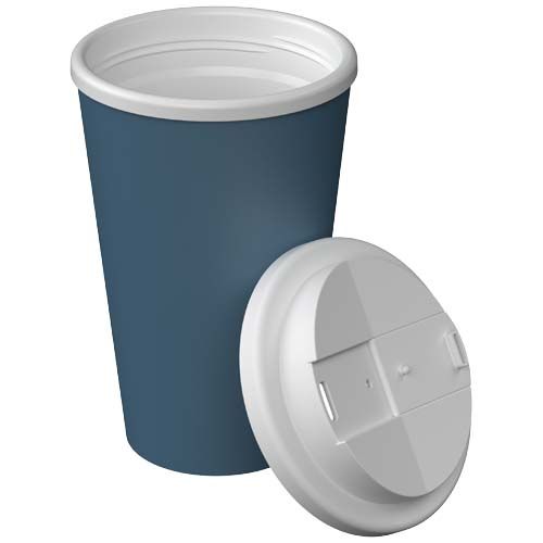azul heladero Vaso térmico Americano® Infiniti de 350 ml con tapa a prueba de derrames
