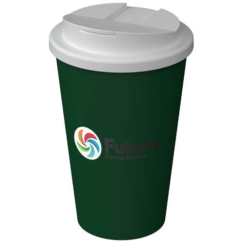 verde oscuro Vaso térmico Americano® Infiniti de 350 ml con tapa a prueba de derrames